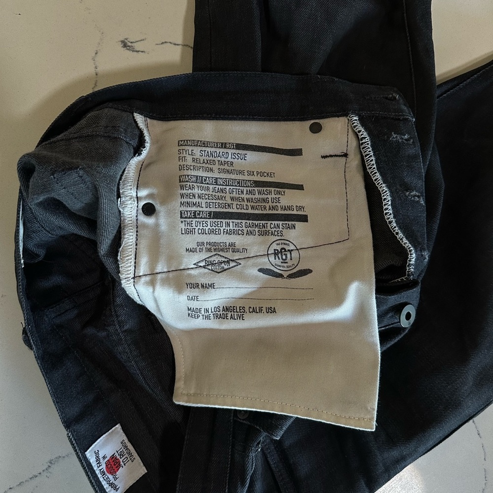 Rogue Territory Black Selvedge Jeans - Picture 6 of 13